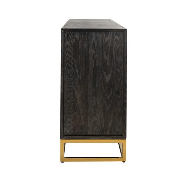 Dressoir Blackbone Gold black rustic Richmond Interiors - Afbeelding 3