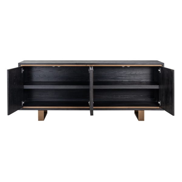 Dressoir Hunter black rustic Richmond Interiors - Afbeelding 3