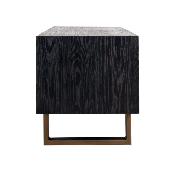 TV-meubel Hunter black rustic Richmond Interiors - Afbeelding 2