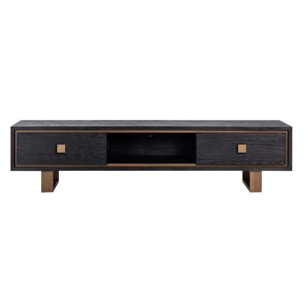 TV-meubel Hunter black rustic Richmond Interiors - Afbeelding 4