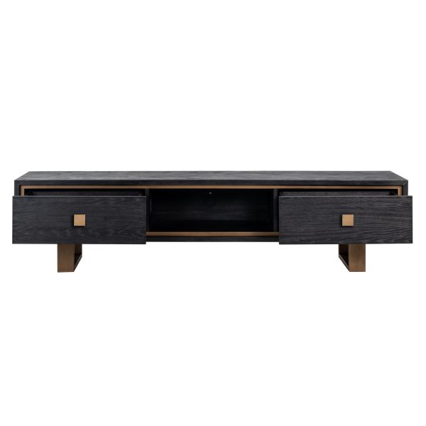 TV-meubel Hunter black rustic Richmond Interiors - Afbeelding 5