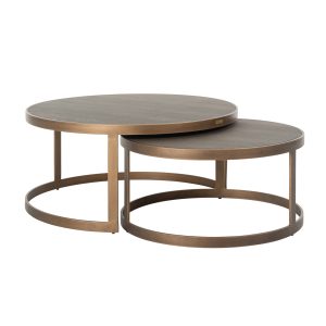 Salontafel Bloomville gold (Set of 2) Richmond Interiors
