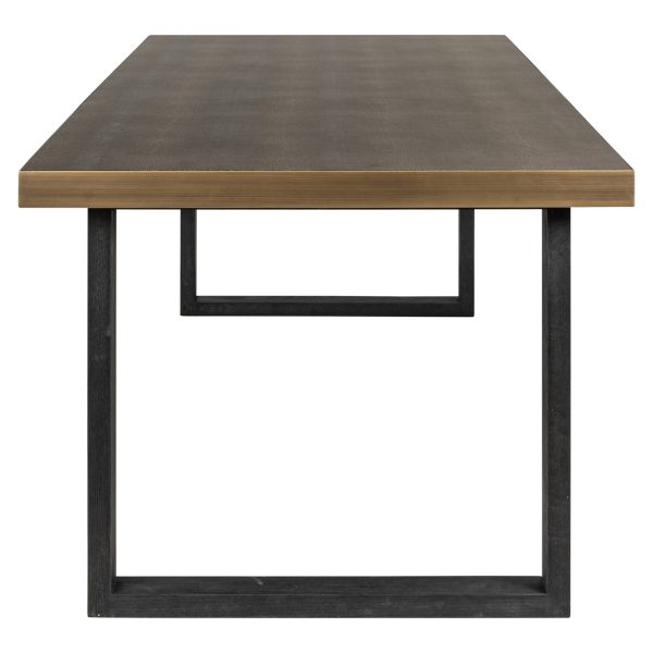 Eettafel Bloomville brown incl. glass top 230 Richmond Interiors - Afbeelding 2
