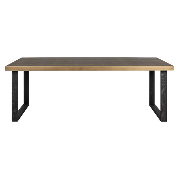 Eettafel Bloomville brown incl. glass top 230 Richmond Interiors - Afbeelding 4