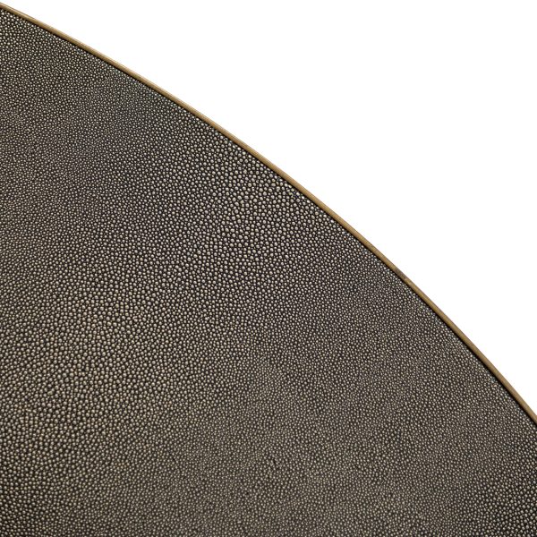 Eettafel Bloomville black/gold incl. glass top 140Ø Richmond Interiors - Afbeelding 4