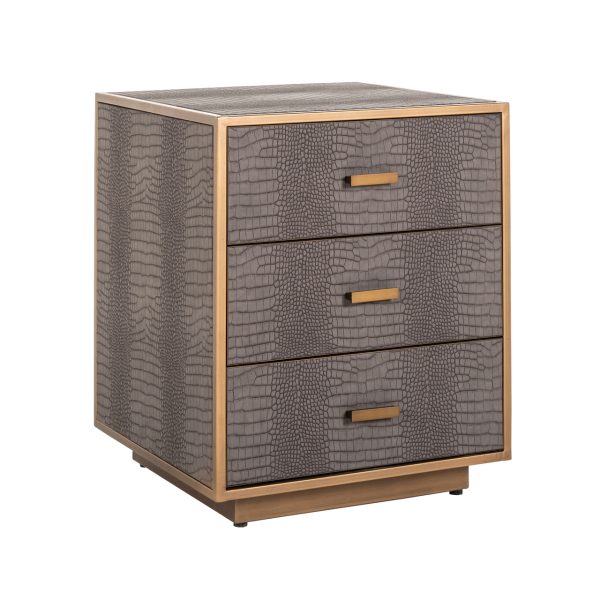 Meubel met meerdere lades Classio brushed gold Richmond Interiors