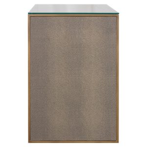 Nachtkastje Bloomville brown incl. glass top Richmond Interiors