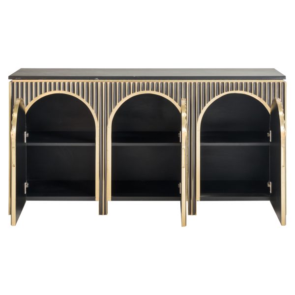 Dressoir Les Arcs brushed gold Richmond Interiors - Afbeelding 4