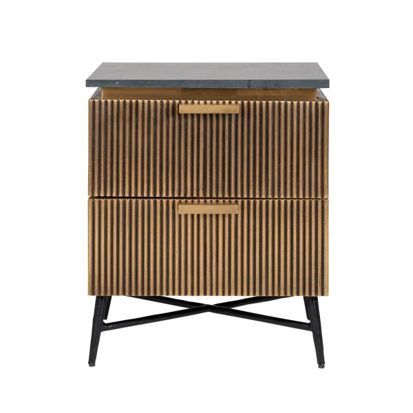 Nachtkastje Ironville gold Richmond Interiors - Afbeelding 4