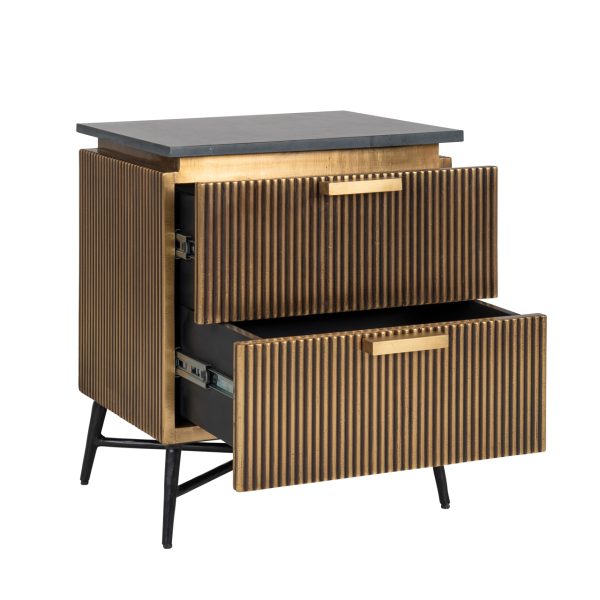 Nachtkastje Ironville gold Richmond Interiors - Afbeelding 5