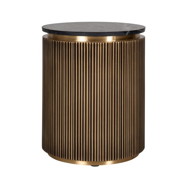Bijzettafel Ironville gold 50Ø Richmond Interiors