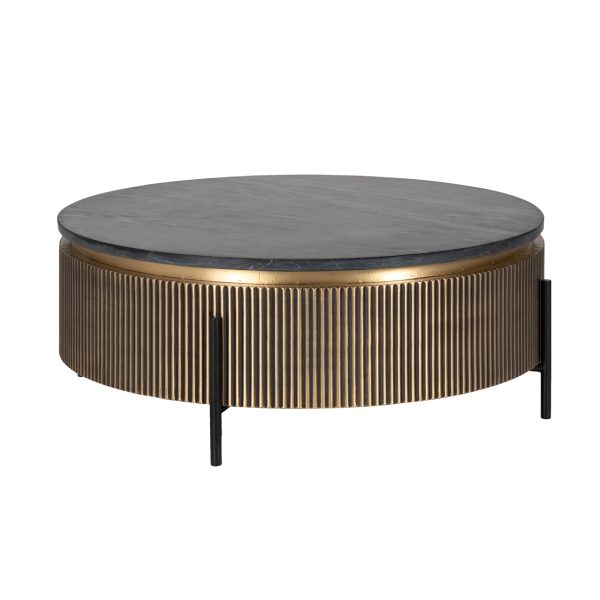 Salontafel Ironville gold 90Ø Richmond Interiors