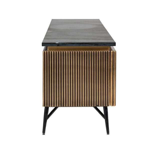 TV-meubel Ironville gold Richmond Interiors - Afbeelding 2