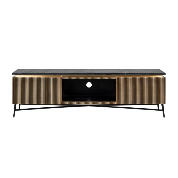 TV-meubel Ironville gold Richmond Interiors - Afbeelding 4