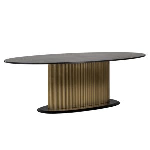 Eettafel Ironville gold oval 235 Richmond Interiors