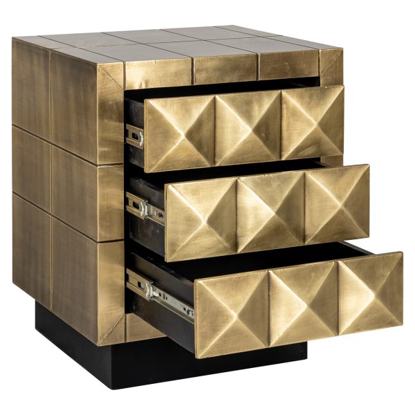 Nachtkastje Collada brushed gold Richmond Interiors - Afbeelding 5