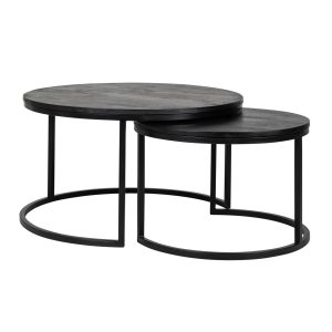 Salontafel Catana black (Set of 2) Richmond Interiors