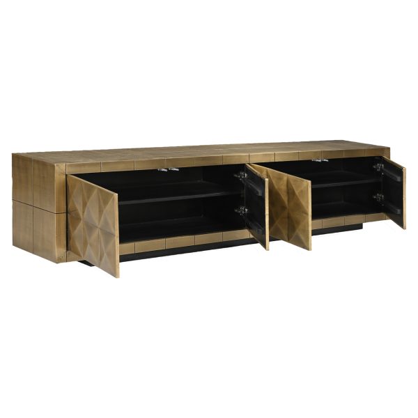 TV-meubel Collada brushed gold Richmond Interiors - Afbeelding 3