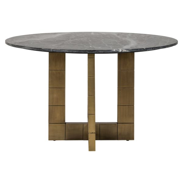 Eettafel Collada black/gold 130Ø Richmond Interiors - Afbeelding 3