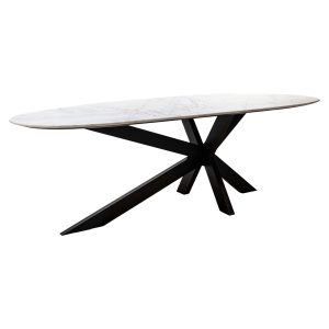 Eettafel Trocadero black/white Richmond Interiors