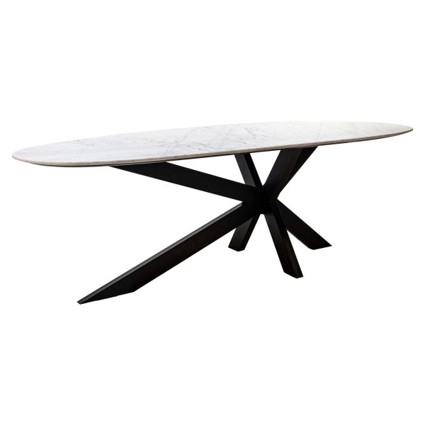Eettafel Trocadero black/white Richmond Interiors