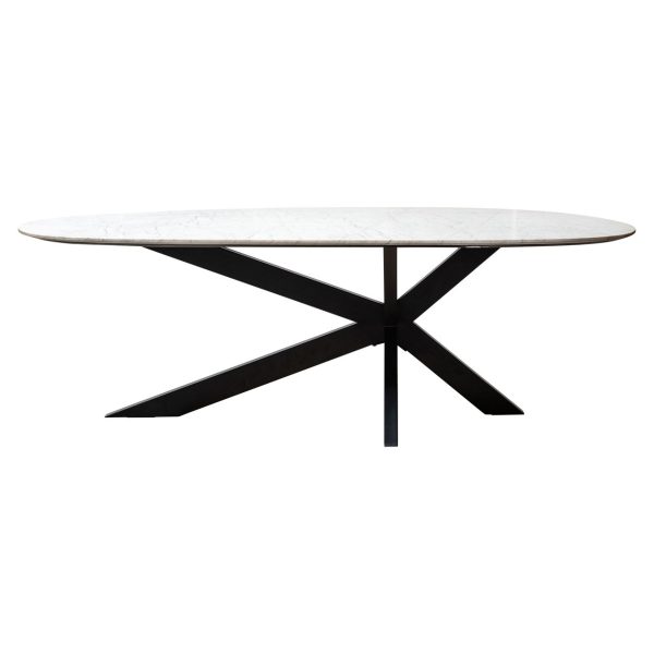 Eettafel Trocadero black/white Richmond Interiors - Afbeelding 4