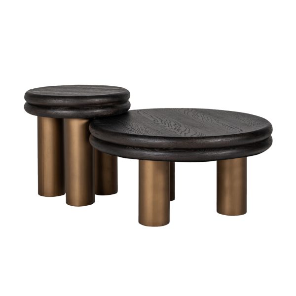 Salontafel Macaron black rustic Richmond Interiors - Afbeelding 3