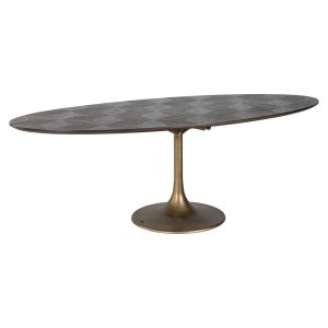 Eettafel Luxor brown oval 230 Richmond Interiors