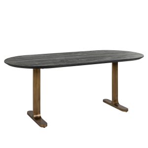 Eettafel Revelin black/gold 235 Richmond Interiors