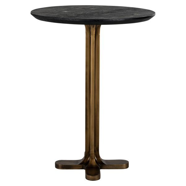 Eettafel Revelin black/gold 81Ø Richmond Interiors - Afbeelding 2