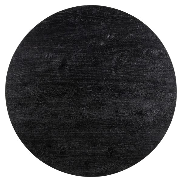 Eettafel Revelin black/gold 81Ø Richmond Interiors - Afbeelding 3