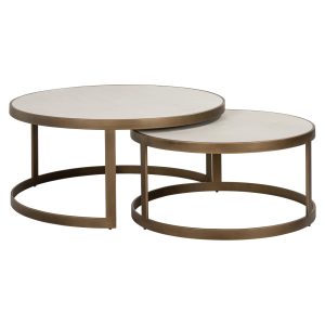 Salontafel Whitebone verona grey (Set of 2) Richmond Interiors