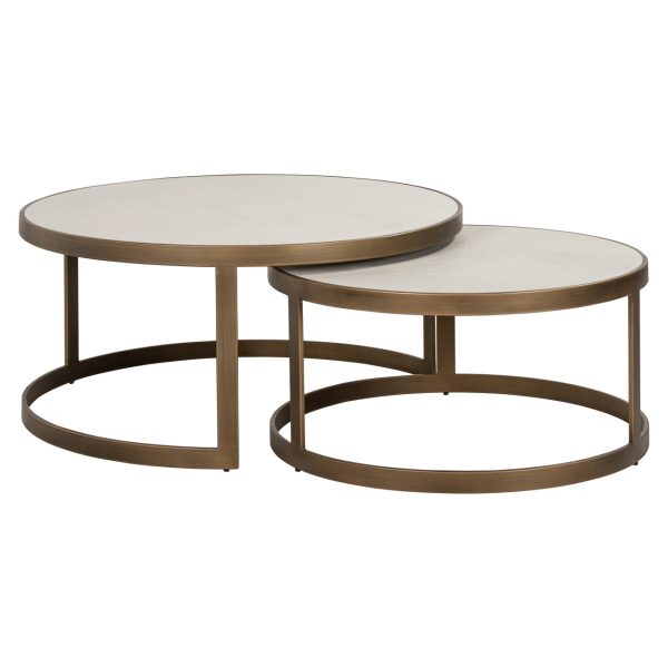 Salontafel Whitebone verona grey (Set of 2) Richmond Interiors