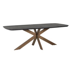 Eettafel Cambon dark coffee danish oval 230 Richmond Interiors