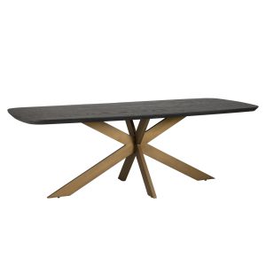 Eettafel Cambon dark coffee danish oval 280 Richmond Interiors