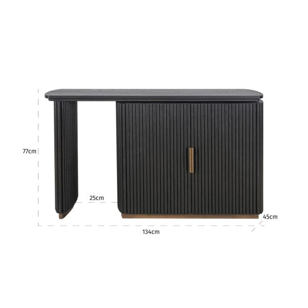 Bureau Cambon dark coffee Richmond Interiors - Afbeelding 5