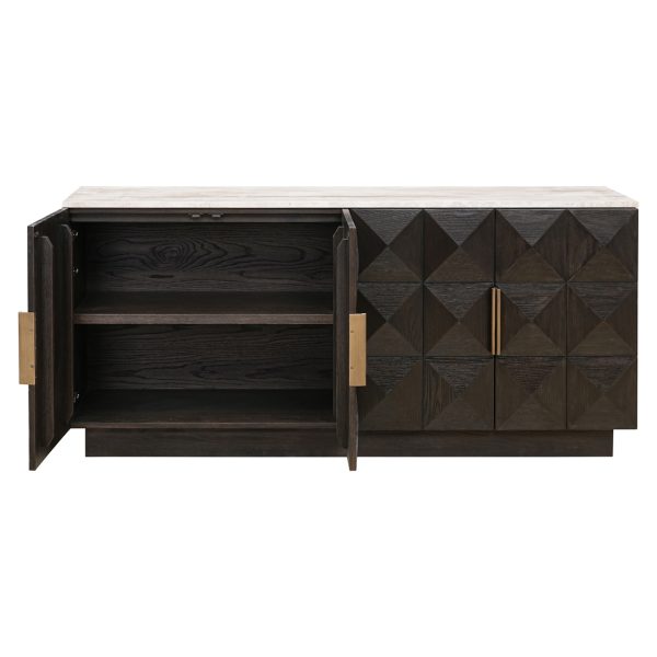 Dressoir Claremont brown Richmond Interiors - Afbeelding 5