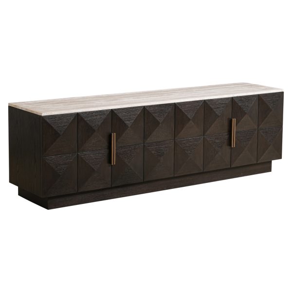 TV-meubel Claremont brown Richmond Interiors - Afbeelding 2