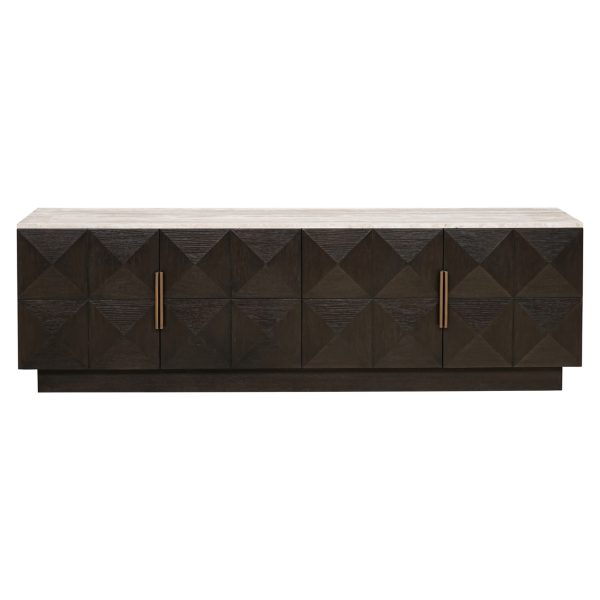 TV-meubel Claremont brown Richmond Interiors - Afbeelding 4