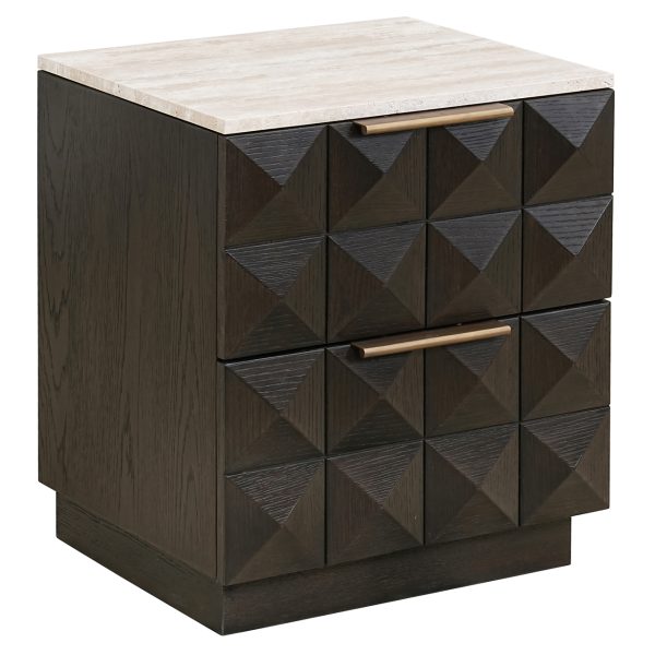 Nachtkastje Claremont brown Richmond Interiors - Afbeelding 2