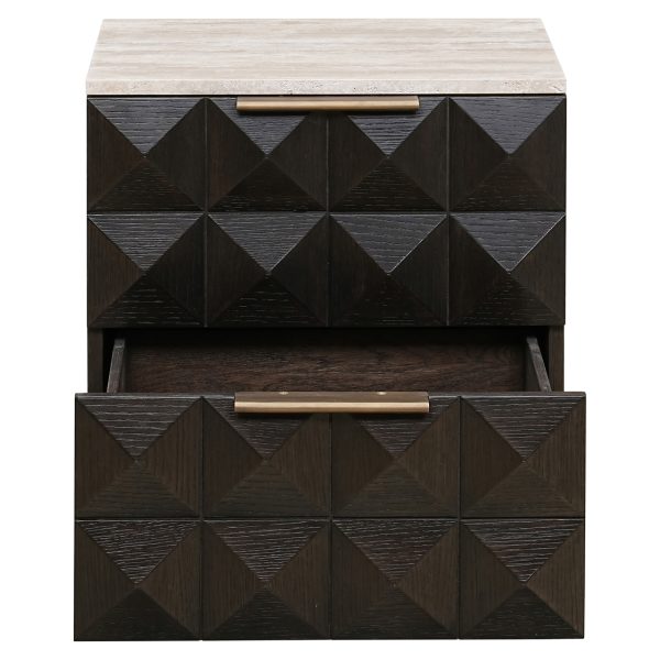 Nachtkastje Claremont brown Richmond Interiors - Afbeelding 4