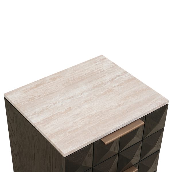 Nachtkastje Claremont brown Richmond Interiors - Afbeelding 9