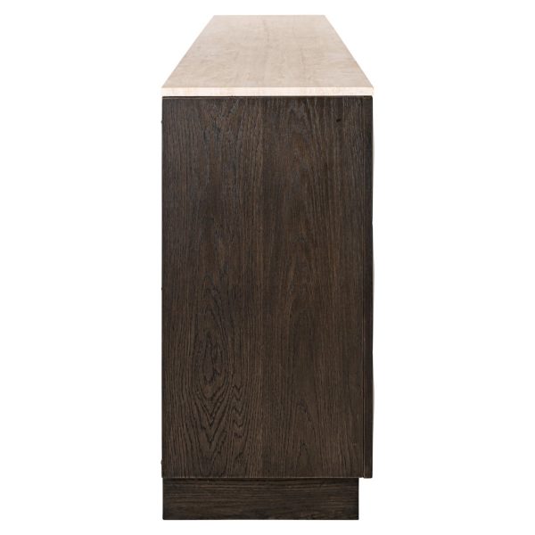 Dressoir Claremont brown  4-doors 2-shelves Richmond Interiors - Afbeelding 4