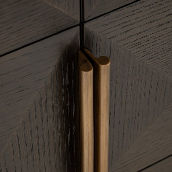 Dressoir Claremont brown  4-doors 2-shelves Richmond Interiors - Afbeelding 8