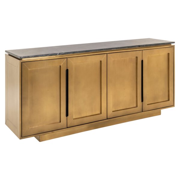 Dressoir Finsbury black/gold Richmond Interiors - Afbeelding 2