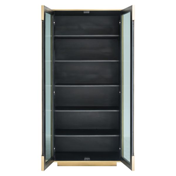 Opbergkast Finsbury black/gold Richmond Interiors - Afbeelding 4