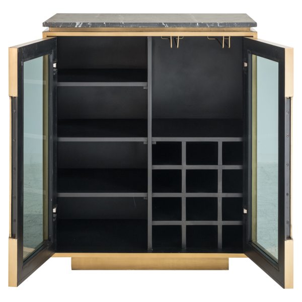 Dressoir Finsbury black/gold Richmond Interiors - Afbeelding 5