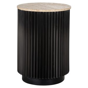 Bijzettafel Hampton dark brown 45Ø Richmond Interiors