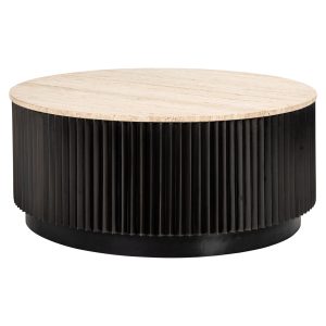 Salontafel Hampton dark brown 90Ø Richmond Interiors