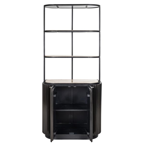 Opbergkast Hampton dark brown Richmond Interiors - Afbeelding 2